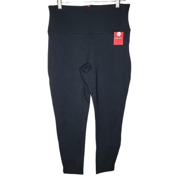 Spanx NEW Large Petite The Perfect Pant Black Slim Straight Women's Pants‎ $148 - Picture 1 of 6